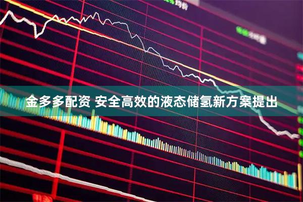 金多多配资 安全高效的液态储氢新方案提出