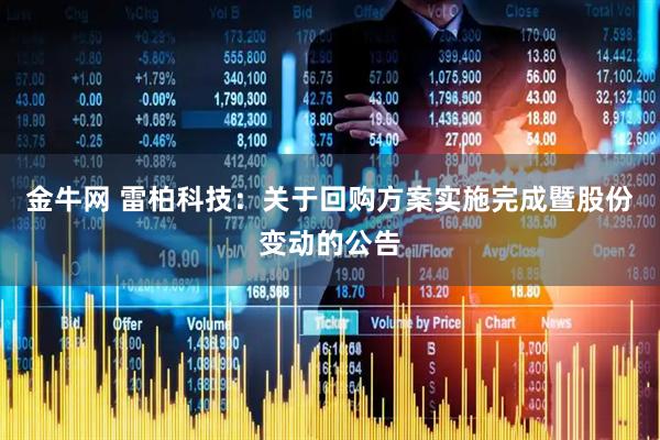 金牛网 雷柏科技：关于回购方案实施完成暨股份变动的公告